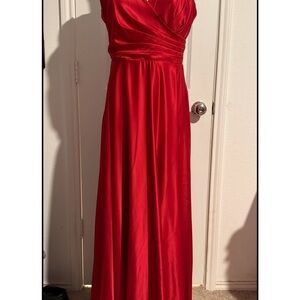 Elegant Red Evening Gown